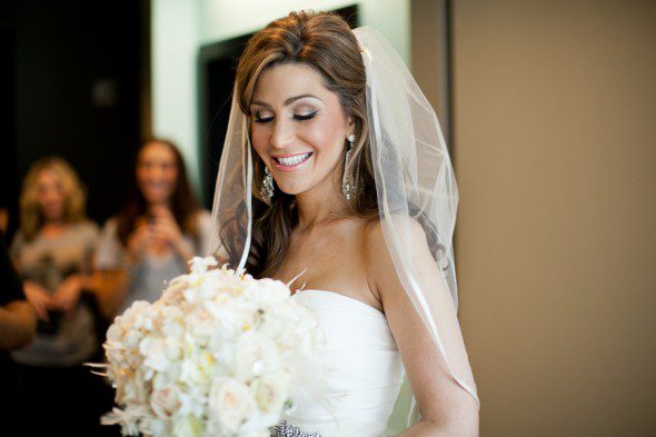 Bunn Salarzon - beautiful bride smiling