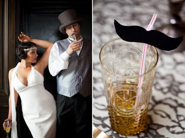 Bunn Salarzon - wedding photo booth props with fake mustache