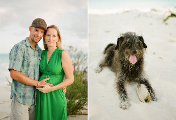 Bunn Salarzon - family portraits on the beach with dog