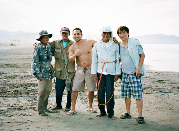 Bunn Salarzon - fishermen celebrating catch of the day