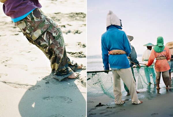 Bunn Salarzon - barefoot fishermen at sea