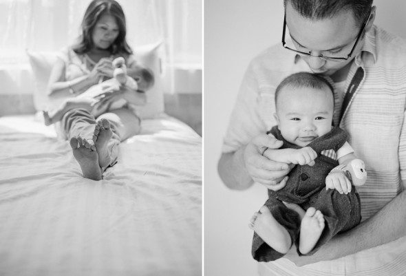 Bunn Salarzon - newborn photography in black and white