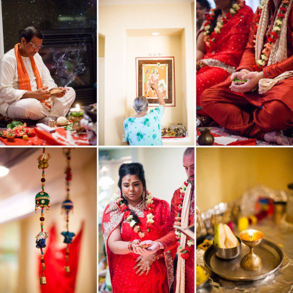 Bunn Salarzon - indian hindu wedding ceremony at home